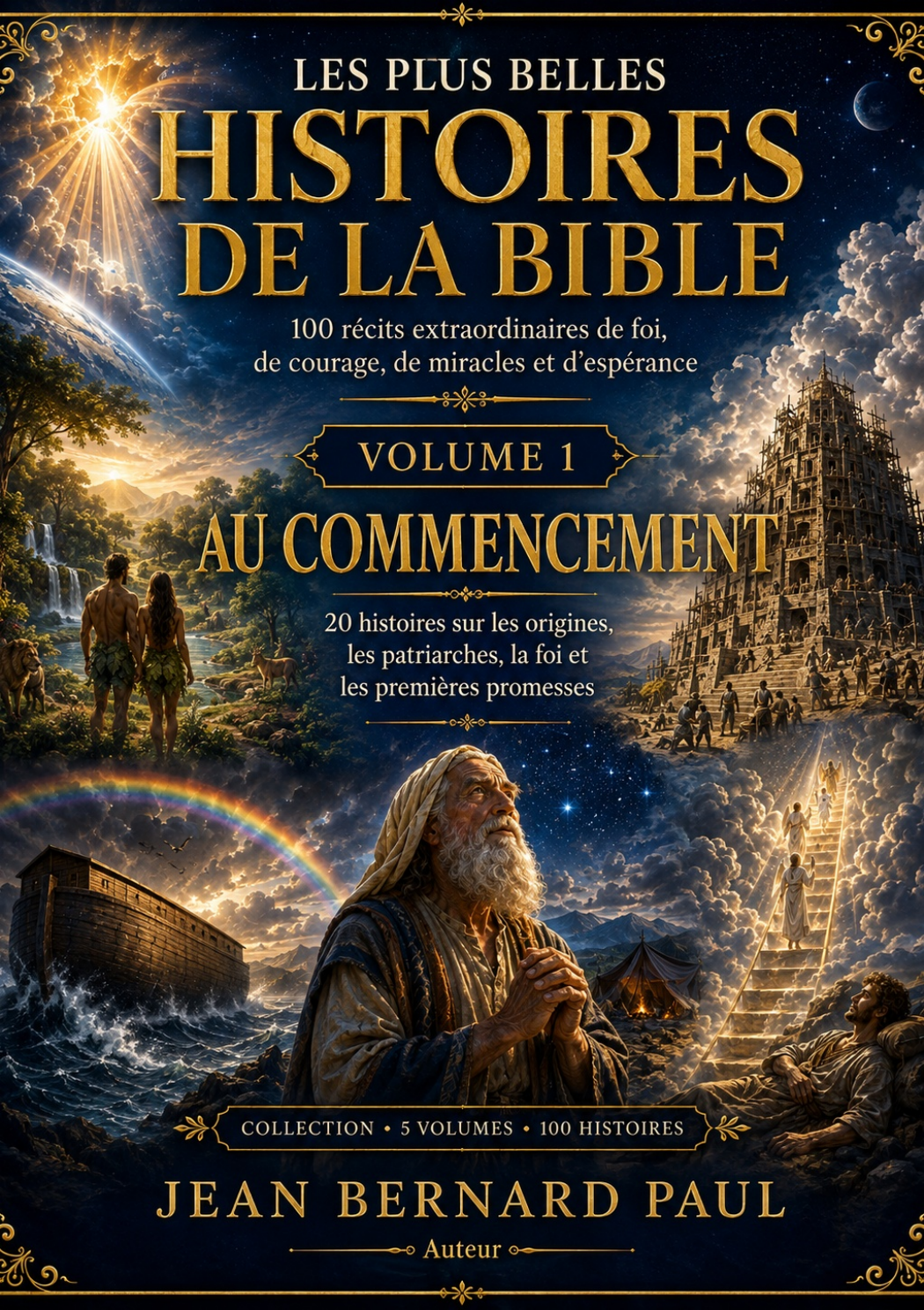 Couverture de LES PLUS BELLES HISTOIRES DE LA BIBLE — VOLUME 1
